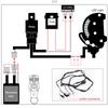 LED Light Bar Wiring Harness 12V 40A Relay Wireless On-off Switch 180W\300w Offroad Car Strobe Work Head Fog Light 2 Leads Wire