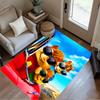 Train Adventure Journey Area Rug Perfect for Game Room Hallway Bedrooms Study room Antislip Carpet Decorate Offices Wedding Party Gift