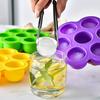 Форма для эскимо с 7 отверстиями, силиконовая форма для кубиков льда с крышкой для домашнего DIY
