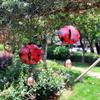 Practical Handmade 3D Hanging Wind Chimes Painted Unique Ladybug Hanging Bell Animal Wind Chimes Pendant Yard