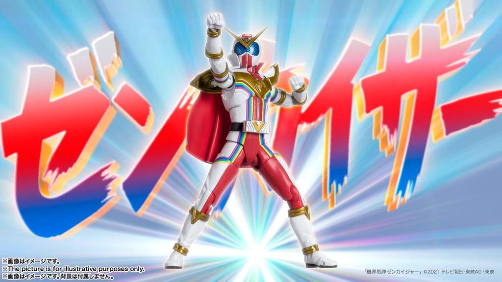 TAMASHII NATIONS Kikai Sentai Zenkaiger Zenkaiser примерно 145 мм раскрашенная подвижная фигурка S.H.Figuarts ПВХ/АБС