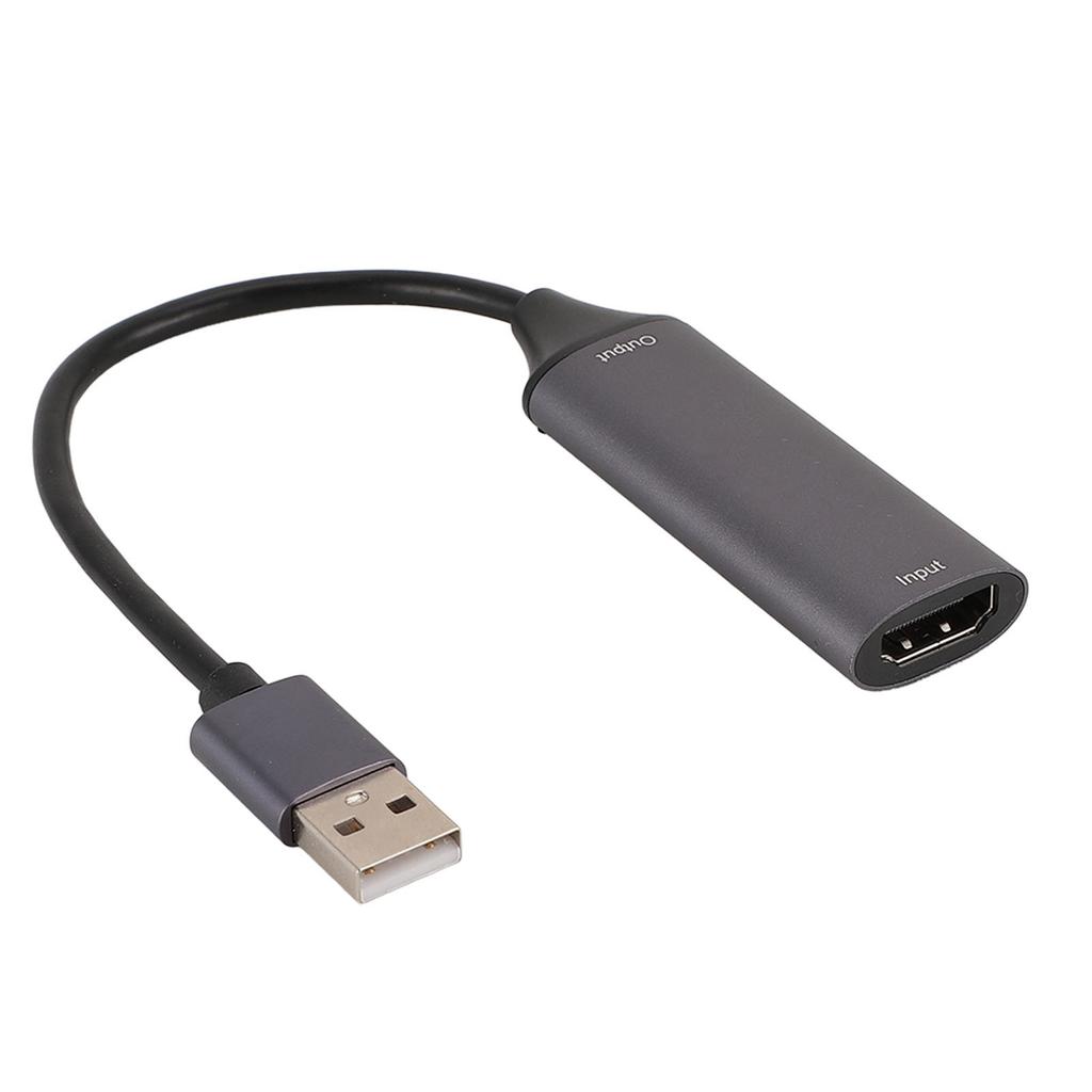 USB-карта захвата Мультимедийный интерфейс высокой четкости для USB 2.0 Конвертер Карта записи видео 4K F