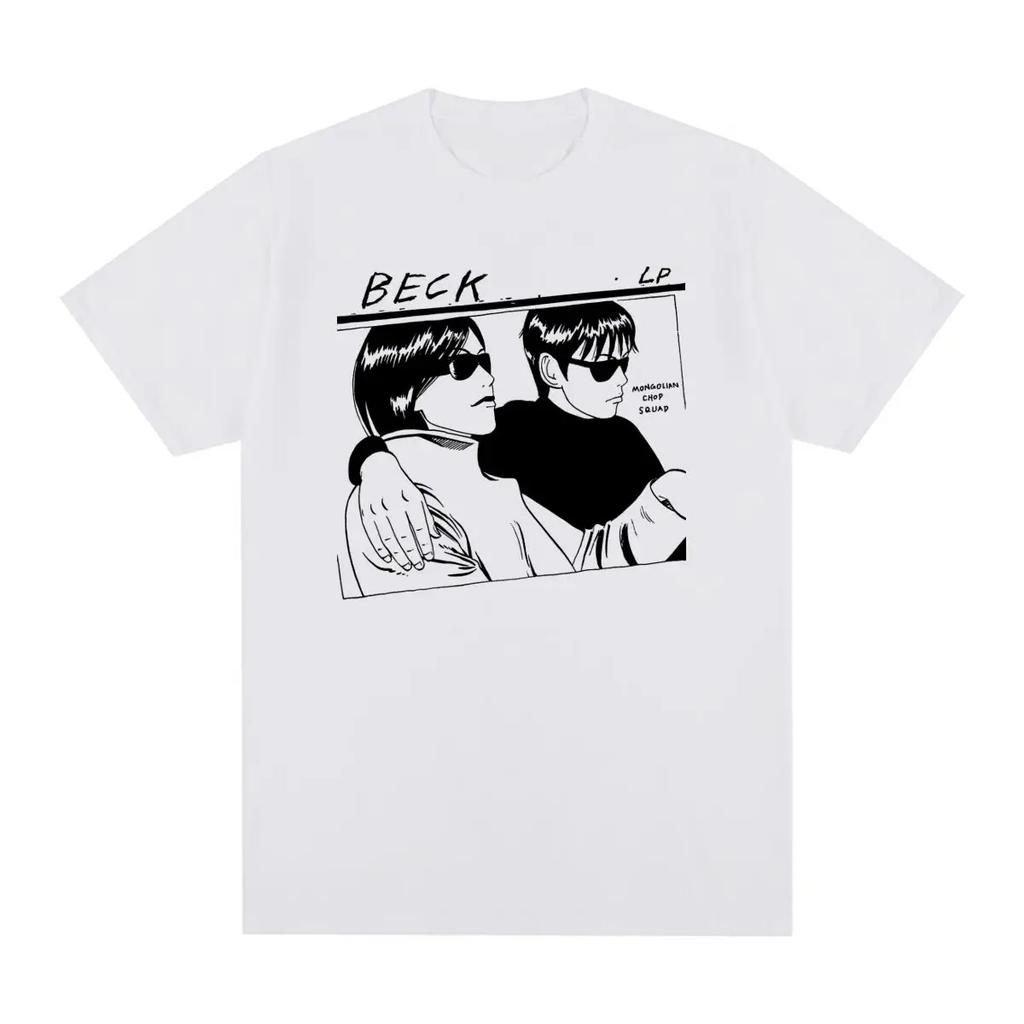 Beck Vintage Tshirt Anime Nostalgia mongolian chop squad Cotton Men T shirt New Tee Tshirt Womens Tops