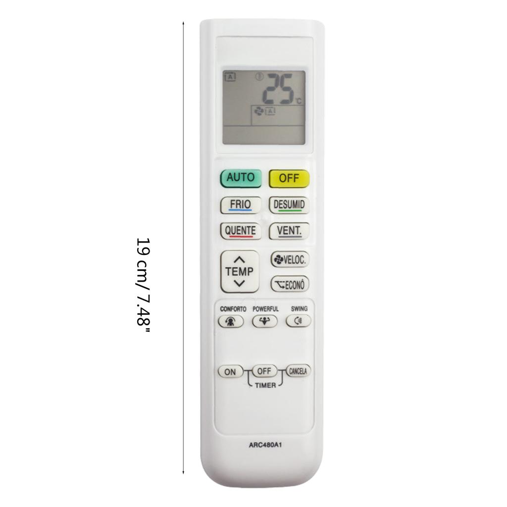 High Quality Replaced ARC480A1 Remote for DAIKIN ARC480A1 Air Conditions Controller Stable Performances Comfortable Grip