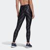 adidas Спортивные леггинсы 7/8 с принтом по всей поверхности Женские Черные FI6723