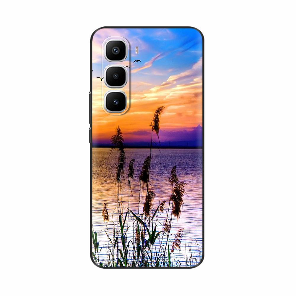 Чехол для Infinix Hot 60 Pro Plus Популярный Чехол с Цветком в Форме Сердца Мягкий ТПУ Силиконовая Задняя Крышка Для Телефона Infinix Hot 60i Hot60 Pro