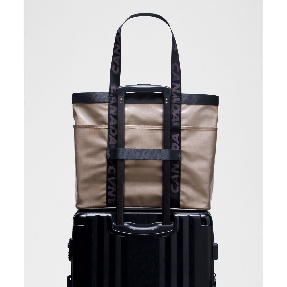 Lululemon Team Canada Ripstop Cinch Closure Tote Bag 20l Cpc Logo Rock Dust