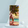 Прозрачный чехол для телефона Samsung Galaxy A16 A14 A12 A22 A24 A42 A02 A06 A20 A30 A40 Мягкий ТПУ чехол Узор 'Закат и кокосовая пальма'