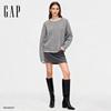 Женский свитер Gap с вышивкой логотипа, кабельной вязки, с круглым вырезом