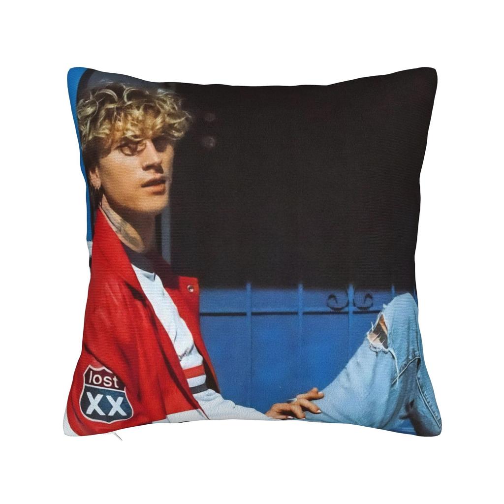 Наволочка MGK Полиэстер Чехол для подушки Декоративный Чехол для декоративной подушки Machine Gun Kelly Домашний Прямая поставка 4040см