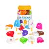Montessori Ice Cream Alphabet Matching Toy with Uppercase Lowercase Letters Color Sorting 52PCS Toddlers Educational Gift