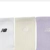 New Balance Носки для экипажа Белый Слоновая Кость Фиолетовый Nbgedab226 76