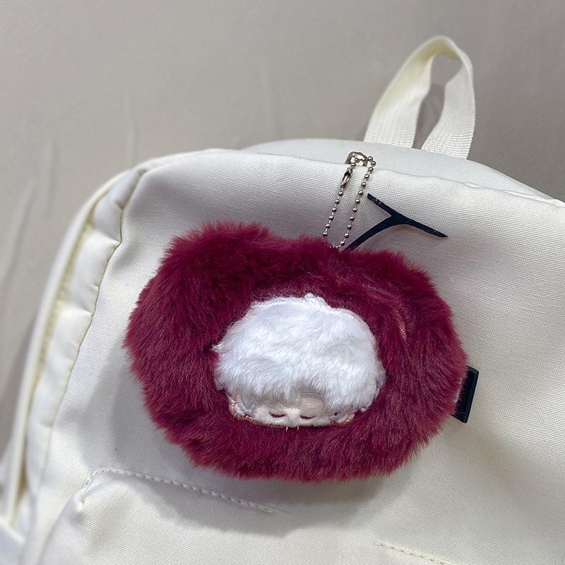 Anime Game Love And Deepspace Cherry Plush Pendant Soft Stuffed 10Cm Doll Backpack Crow Head Keychain Fans Collect Gifts