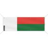 Bannière Drapeau Madagascar - - 70x210 Cm - Polyester Durable - 8 Œillets Renforcés