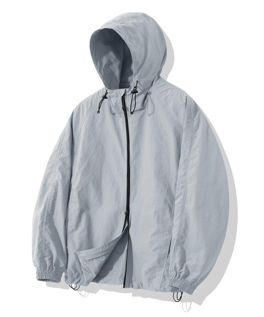 Двусторонняя ветровка Moderment Oversize_Прохладный серый