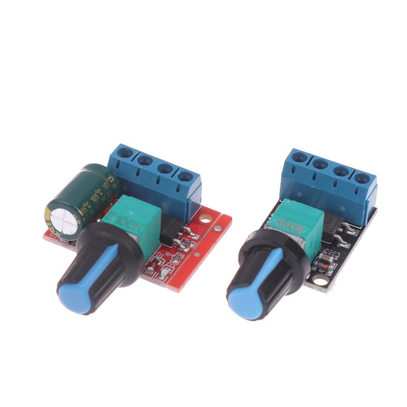 Регулятор напряжения 2/3/5/10А ШИМ Регулятор скорости двигателя постоянного тока Губернатор Бесступенчатый регулятор скорости Диммер для светодиодов Модуль контроллера мощности