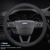 Carbon Fiber Suede Steering Wheel Cover for Ford Focus F150 Mondeo Fiesta Kuga Edge Ecosport Explorer Escape Fusion Car Accessor LL39