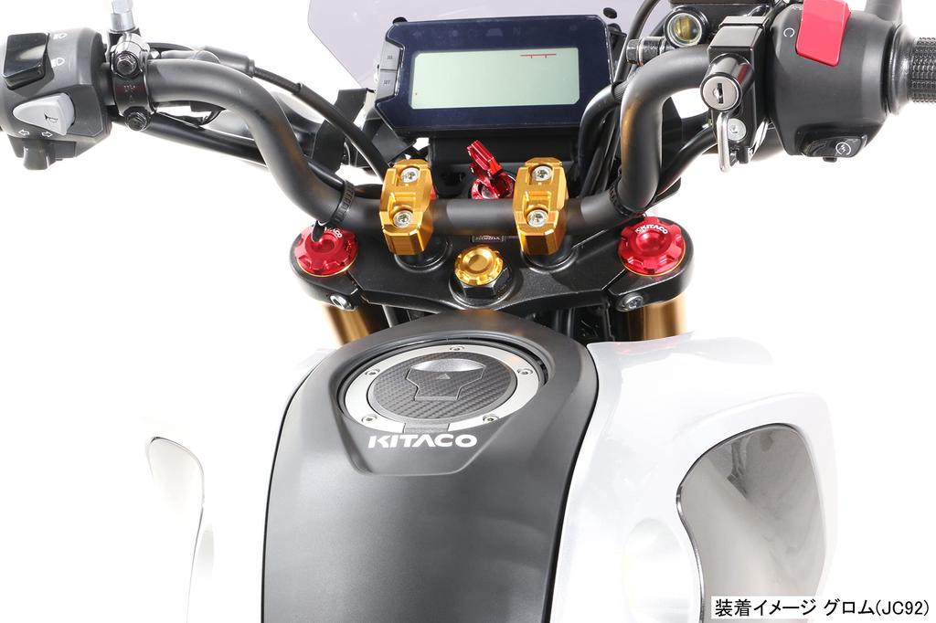 KITACO Набор болтов передней вилки Тип Красный Grom Monkey 125 Dax 125 (Хонда 1) (JC92), (JB02/JB03/JB05), (JB04/JB06), и т.д. 502-1001020