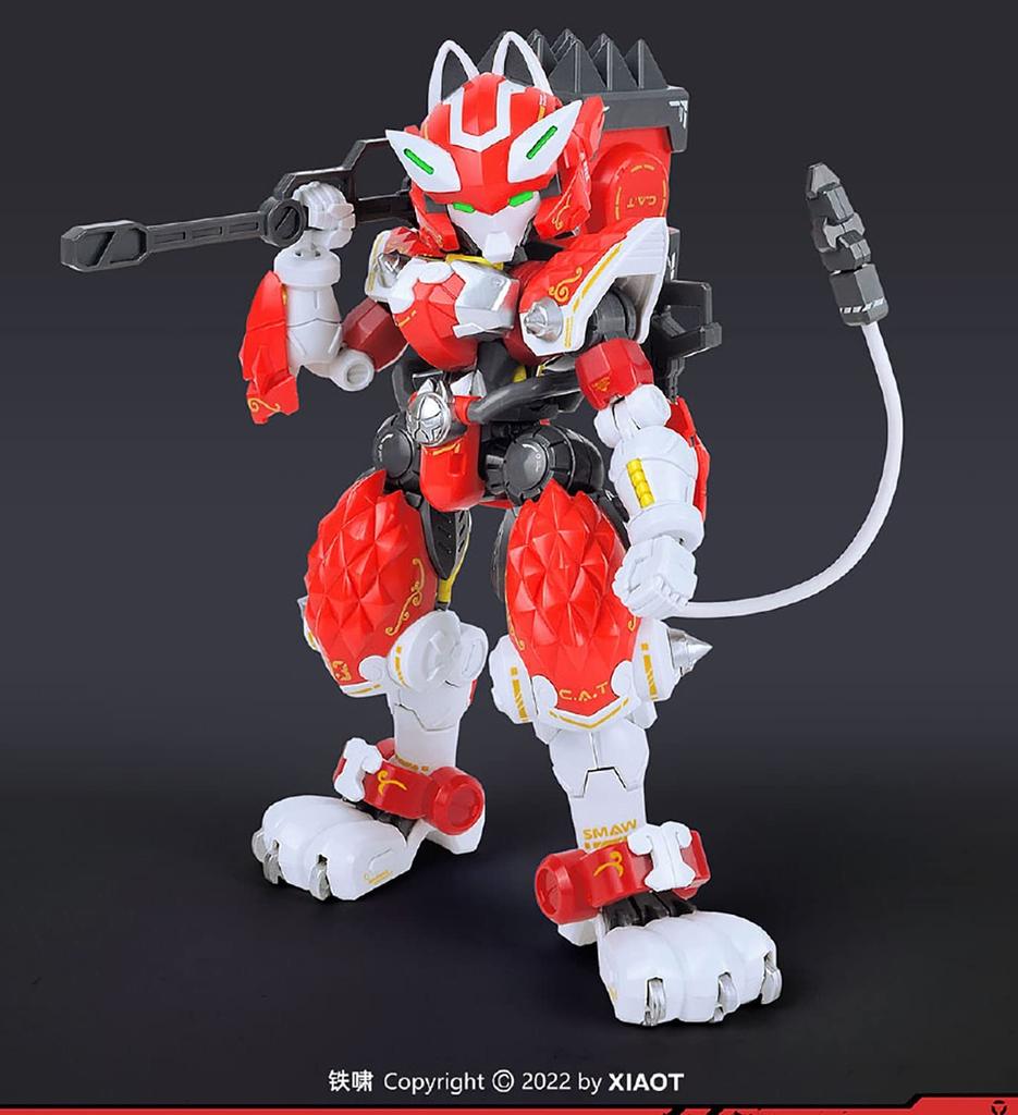 Platts XIAOT Сверхмобильная броня Cat Ninja Assault Battlefield Commander Flame Scale Цветная пластиковая модель XIA3 CAT-03 1/60