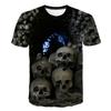 Summer Men's T-shirt 3D Print Loose Round Neck Short Sleeve Tops Men