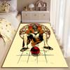 "Retro Bowling Dude Carpet" suitable as a non-slip mat for the living room or bedroom sofa