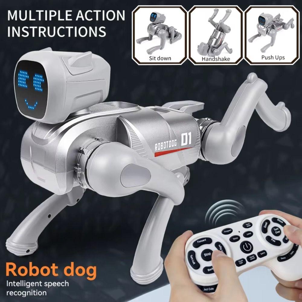Programmable Smart Robot Dog Remote Control Interactive Robot Dog Voice Command Robot Best Gift