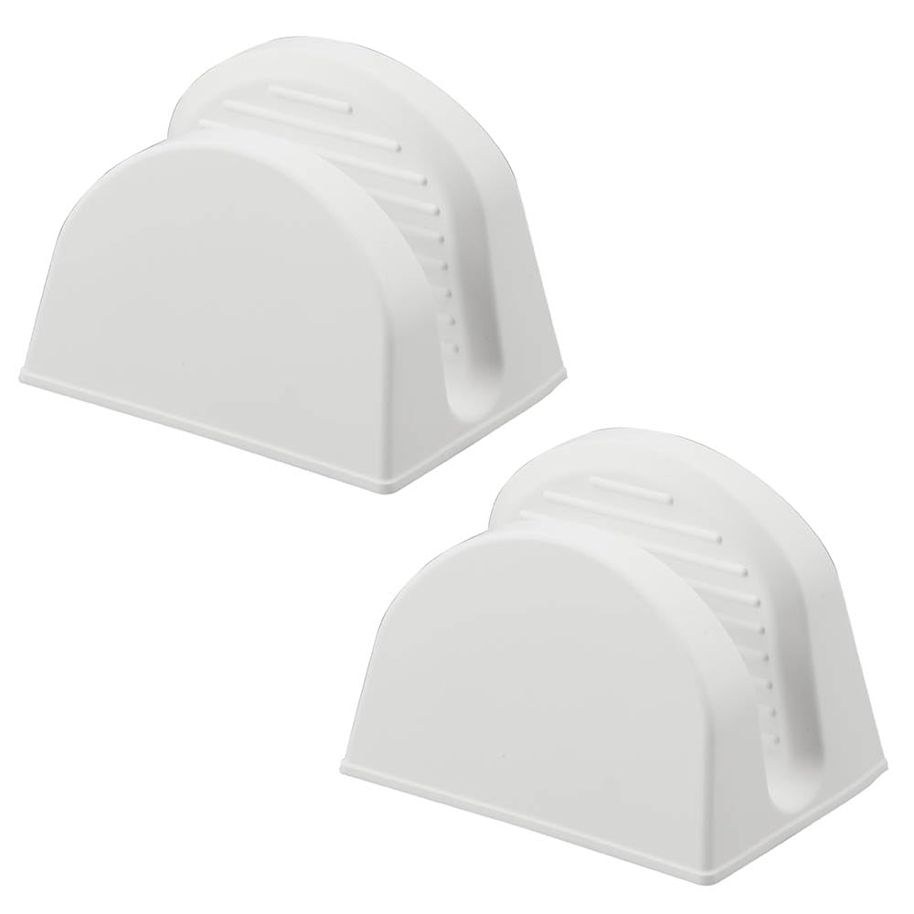 Yamazaki Jitsugyo Magnet Silicone Potholder Set of 2 White W9.2 x D7 x H7.2cm (per piece) Tower Dishwasher Safe Floating Storage Mittens 1957