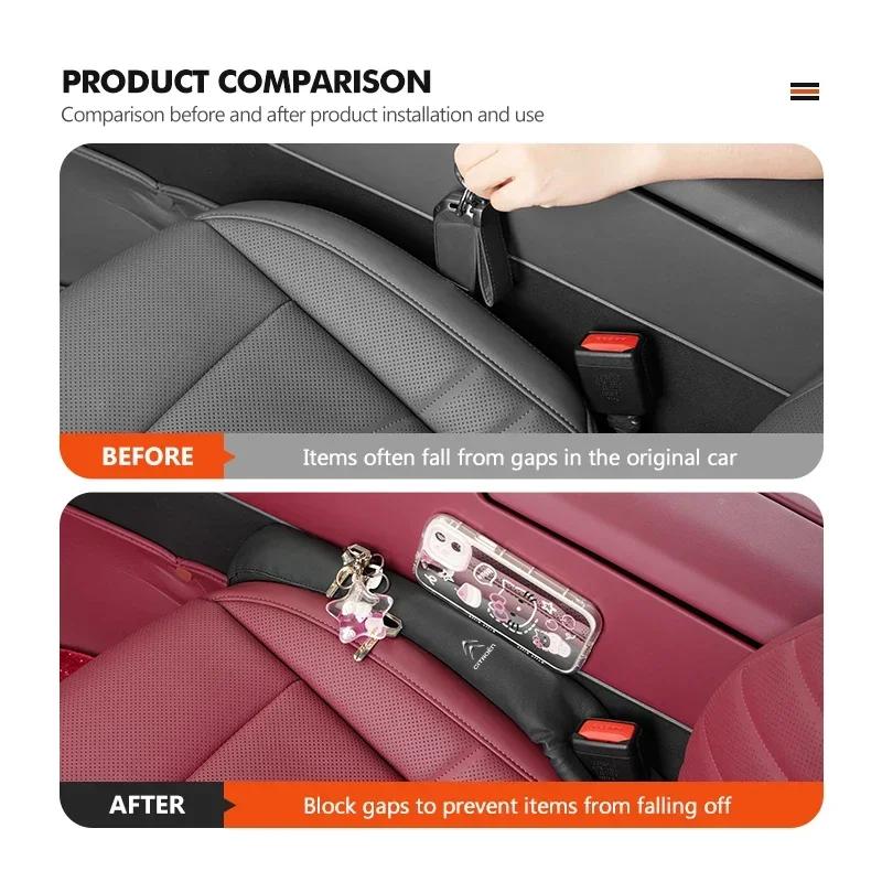 Car Seat Gap Filler Side Seam Plug Leak-Proof Filling Strip For Citroen Grand Berlingo Jumper Celysee Xsara Picasso Aircross