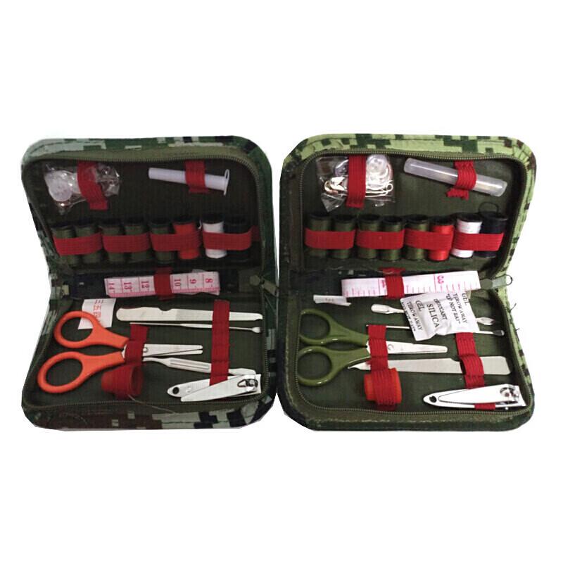 Portable Camouflage Sewing & Repair Kit with Tools