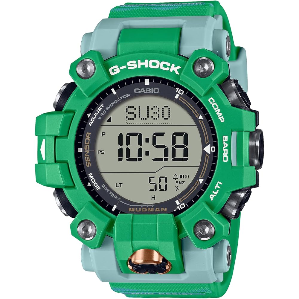 Casio G-Shock Mudman Earthwatch Collaboration Men's Watch Green Solar Radio Wave Biomass Plastic GW-9500KJ-3JR