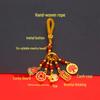 Ретро брелок с перегородчатой эмалью: Креативный кулон и аксессуар для сумки "Песчаное золото" для пары