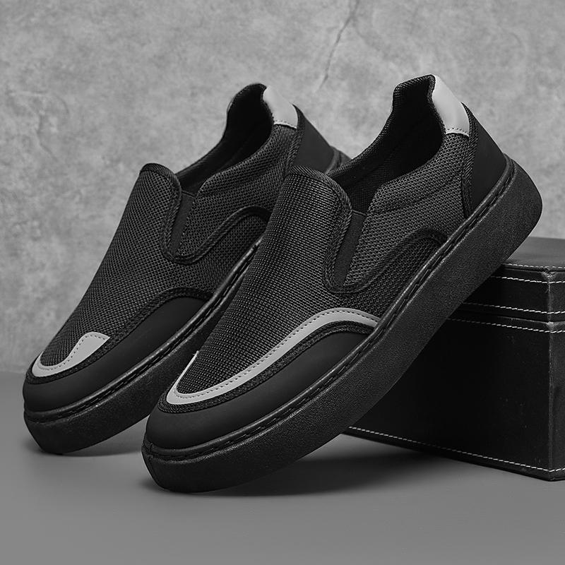 Summer New Men's Mesh Shoes, Lightweight and Breathable, Perfect for Lounging. Anti-slip and Durable Casual Loafers.