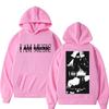 Rapper Playboi Carti I Am Music New Album Graphic Print Hood Men Hoodies New Fashion Letter Printed Graphic Sweatshirts Casual