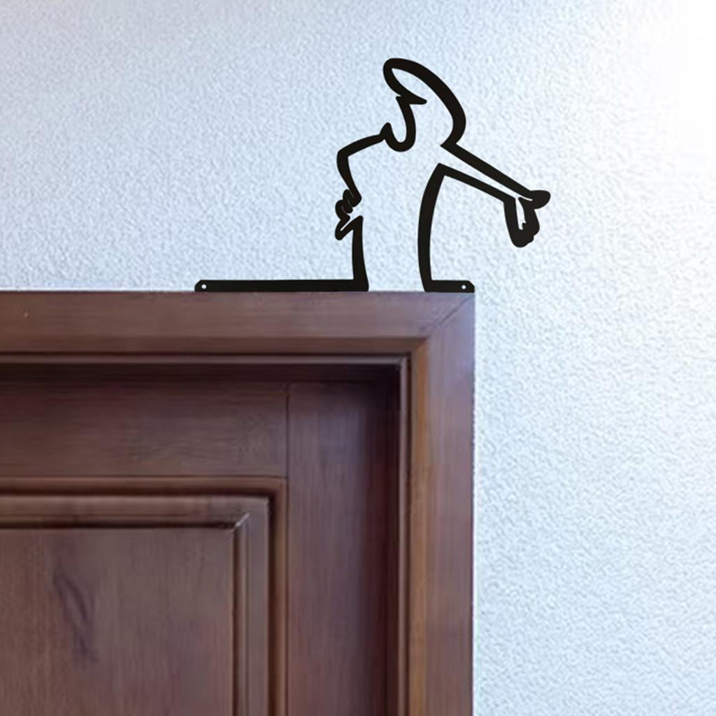 1Pc Iron Art Minimalist Wall Decor, Fun Wall Decoration, Minimalist Decoration, Home Wall Hanging, Home Wall Decor, Metal Wall Art