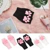 Silicone Fingerless Mittens 3D Toes Beans Cat Claw Pad Sleeve Soft Cat Paw Mittens Gloves Girls