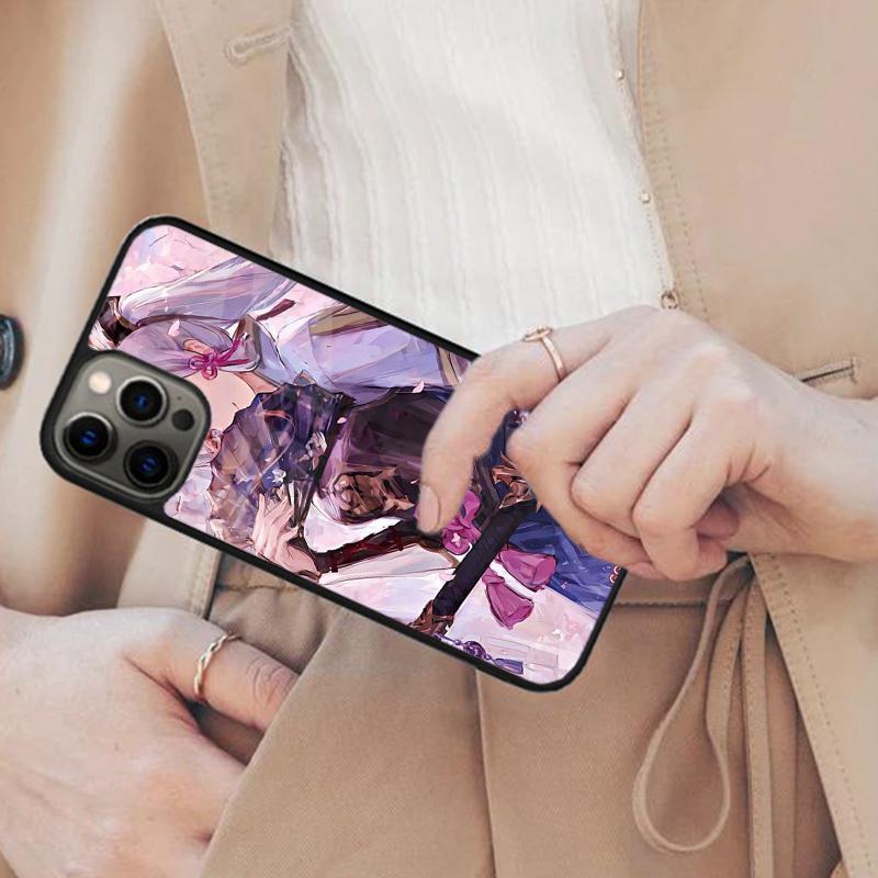 Fischl Genshin Impact Магнитный чехол для телефона ДЛЯ APPLE iPhone 17 Air 16 14 13 12 Pro Max 15 Plus Беспроводная зарядка С крышкой MagSafe