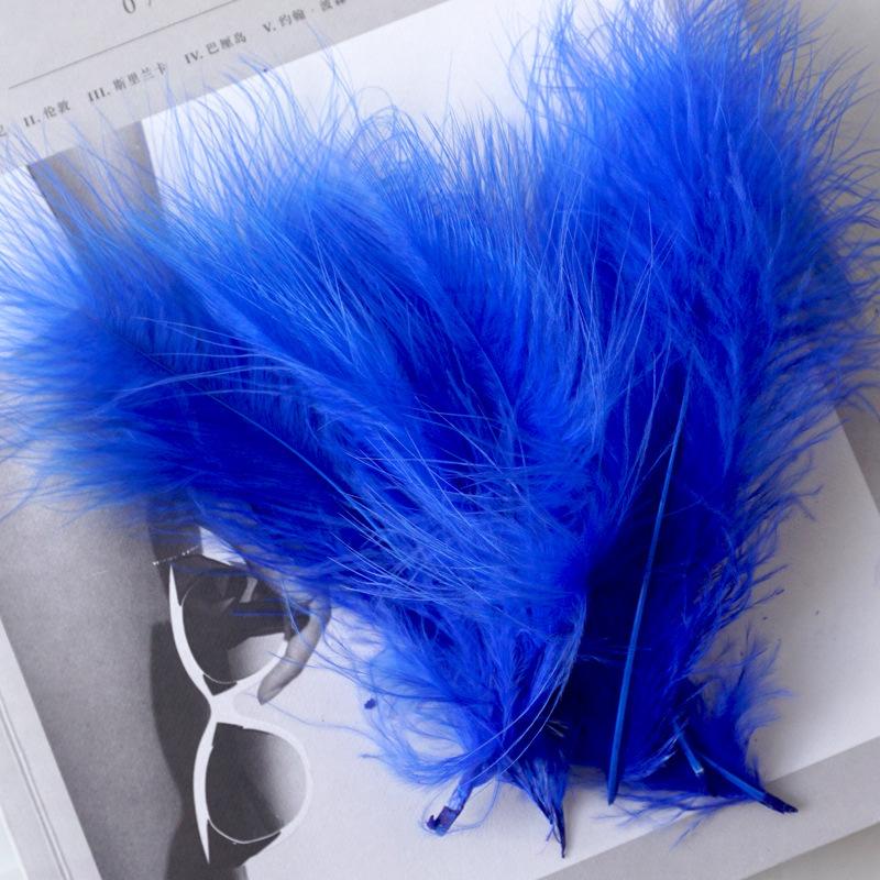 Macaron Feathers Colored Turkey Full Velvet, Dream Catcher Hair Accessories Diy Handmade Material Bouquet Stage Wedding Decoration