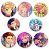 32/44/58mm Ensemble Stars Tinplate Pins Round Cartoon Cute Brooches for Backpack Cothes Accessories Anime Collection Badges Decoration