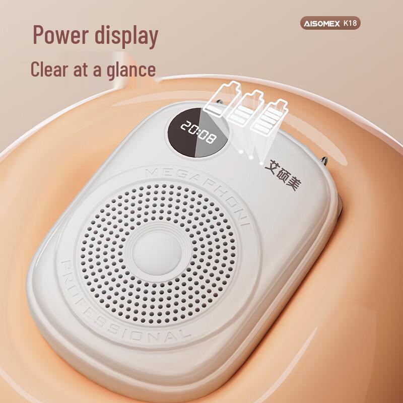 Aishome K18 Portable Wireless Voice Amplifier Microphone CN plug (adapter included) (CN version)