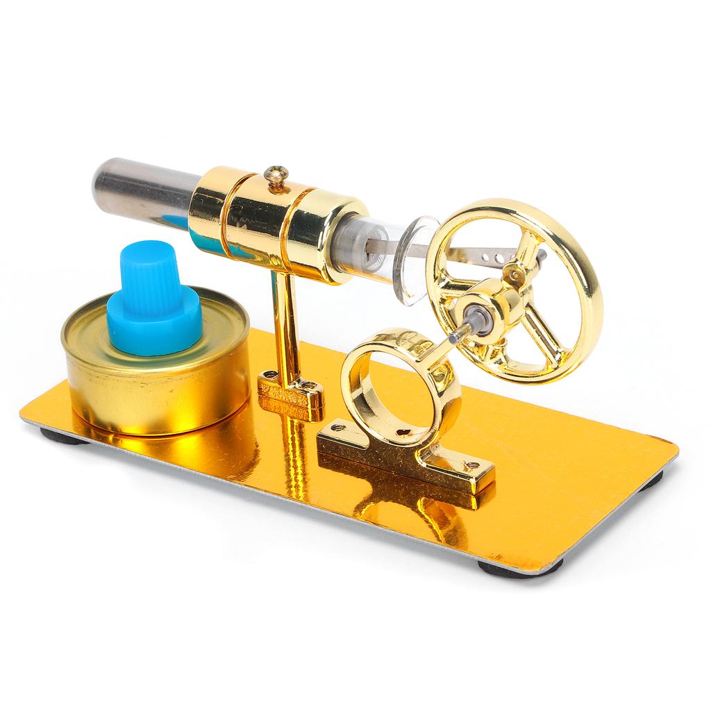 Горячая модель двигателя Мини-генератор мощности с одним маховиком Научно-образовательная игрушка