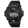 Мужские кварцевые часы G-SHOCK на смоляном ремешке, водонепроницаемость 200 м, ударопрочность, будильник, DW-6900RL-1