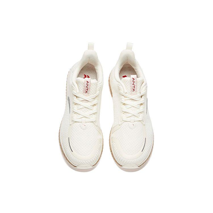 Anta Кроссовки Running Series Elastic Rubber Low-Top для женщин, серебряные 122115501-5