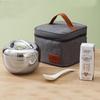 Изоляционный ланч-бокс из нержавеющей стали, двухслойное изоляционное ведро, креативный портативный ланч-бокс, мини-ланч-бокс, изоляционные сумки