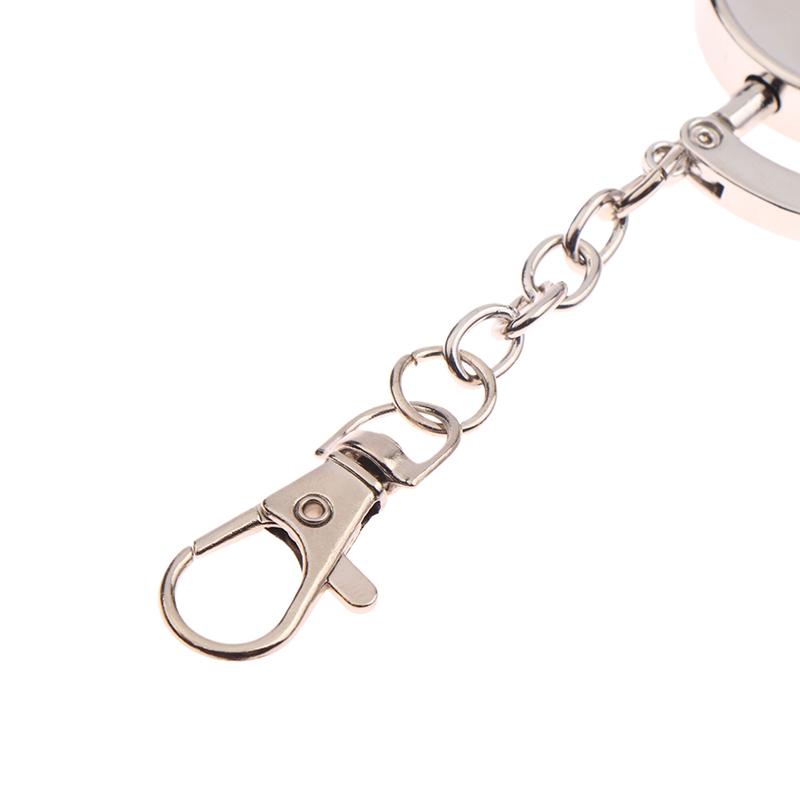 Простой круглый металлический складной крючок-держатель для сумки, портативные крючки для сумок, брелок, подвески для стола, многоцелевой нескользящий крючок