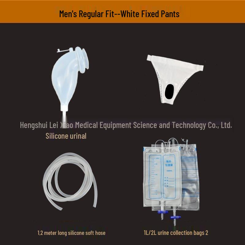 Leakproof Silicone Urine Collector for Men and Women - Ideal for Elderly, Bedridden, or Paralyzed Individuals.