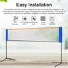 Portable Badminton Net Foldable Standard Tennis Badminton Training Net 20ft Width Pickleball Net