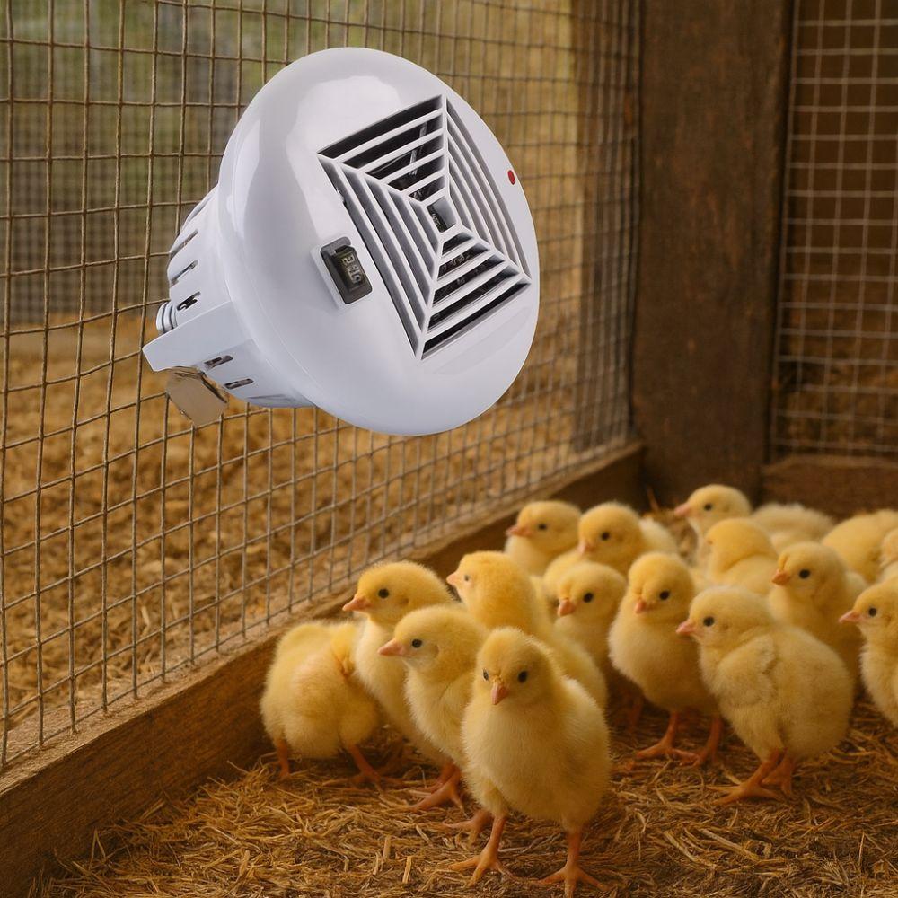 E27 Socket Animal Heating Lamp 3 File Adjustment 0-50-100W Pet Brooder Lamp 0-100-200W Temperature Controller