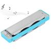 Blues Harmonica 10‑Hole Mouthorgan G Key Electroplating Base Beginner Gifts Musical