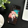 D-Spy X F-Family Anime Phone Case For Samsung S26,S25,S24,S23,S22,S21,S20,Ultra,Plus,FE Black Soft Cover