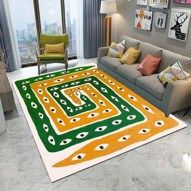 Ancient Egyptian Abstract Carpet for Living Room Bedroom Rug Kitchen Door Kids Unslip Floor Mats photography props Alfombra Rug